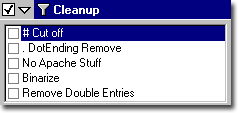 Cleanup Filter