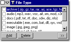 File Type Filter