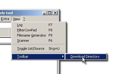 Download Directory Toolbar